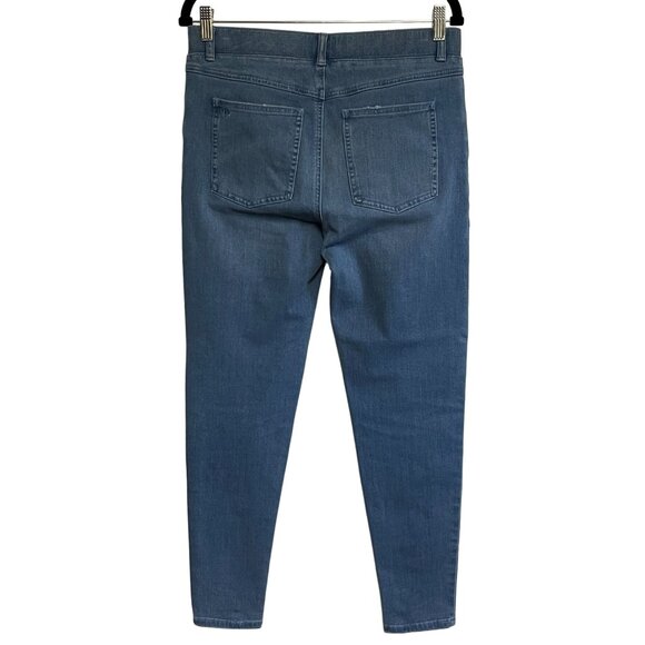 Betabrand Womens High Rise Skinny Jeggings Size M Pull On Pants Distressed - Picture 2 of 11